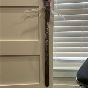 Nocona Brown Studded Kids Belt